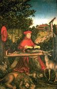 Kardinal Albrecht von Brandenburg, Lucas Cranach